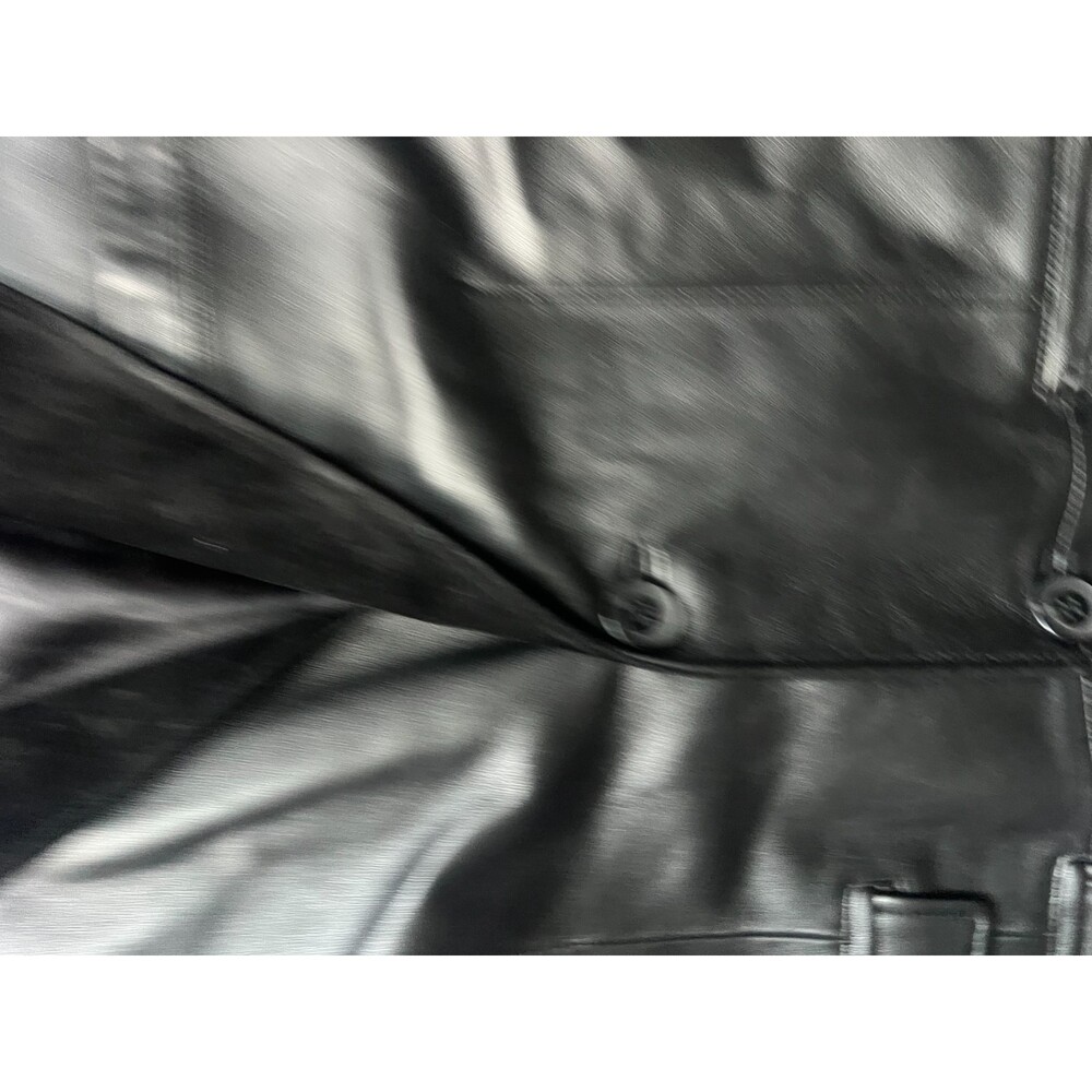 Vintage 4/2008 Lined Sample Sean John Soft Leather Blazer with Suede Lapel - Picture 7 of 16